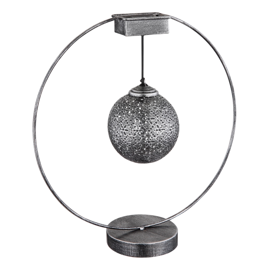 Globo - LED Соларна лампа LED/0,06W/1,2V сребрист IP44