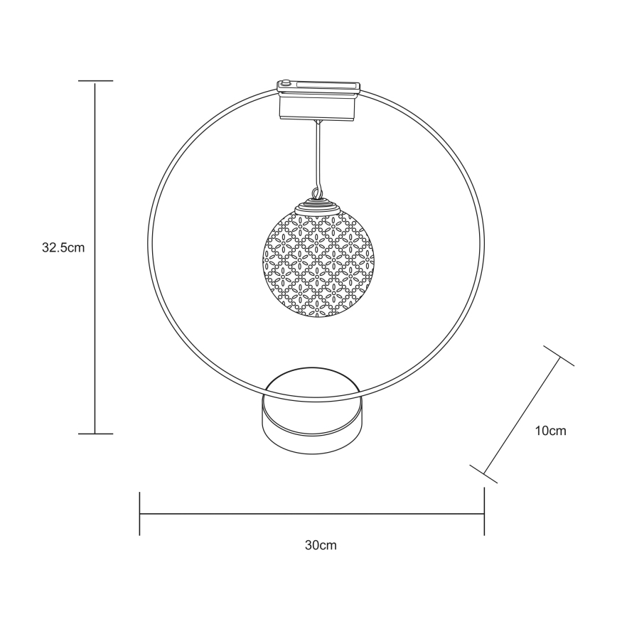 Globo - LED Соларна лампа LED/0,06W/1,2V сребрист IP44