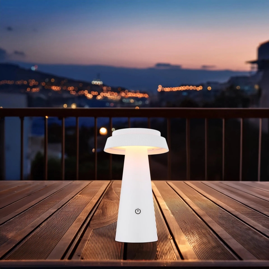 Globo - LED Димируема соларна сензорна лампа LED/4W/3,7W IP54 бял