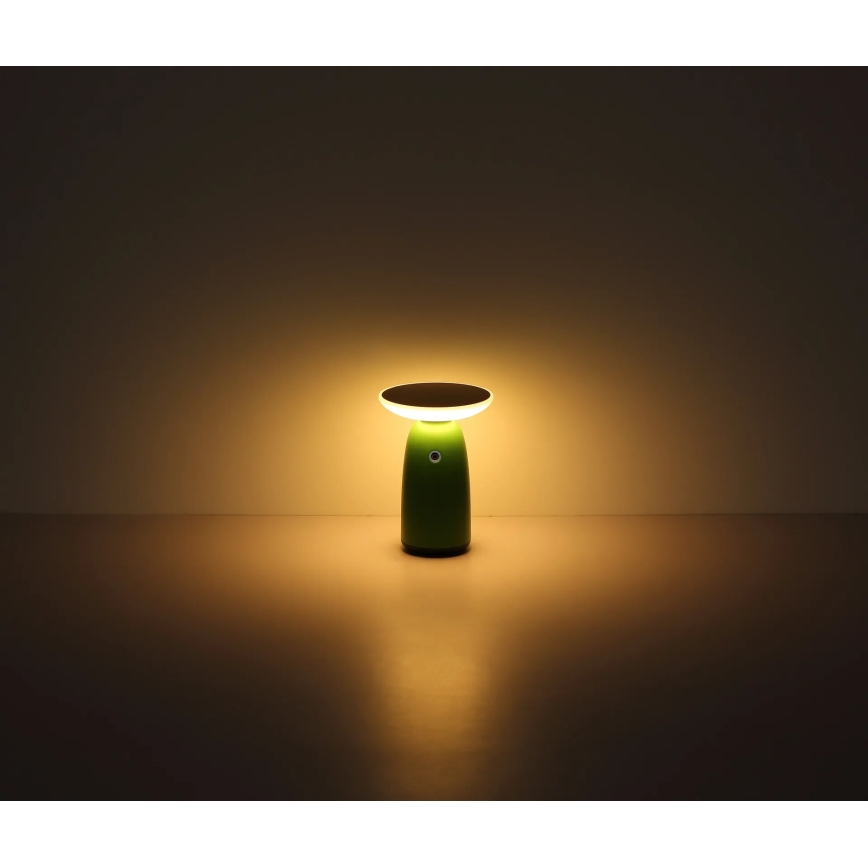 Globo - LED Димируем соларен докосване лампа LED/10W/3,7V IP54 зелен