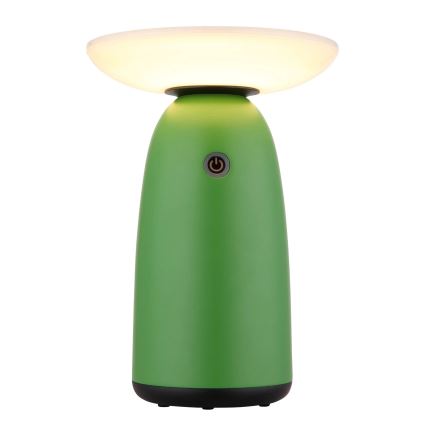 Globo - LED Димируем соларен докосване лампа LED/10W/3,7V IP54 зелен