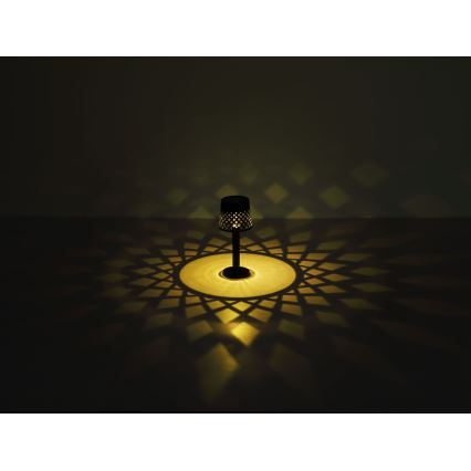 Globo - LED Соларна лампа LED/0,06W/3,2V 3000K IP44 черен