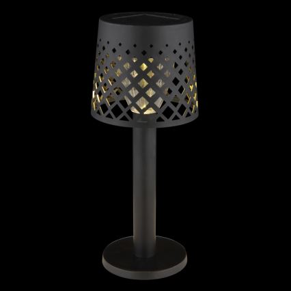 Globo - LED Соларна лампа LED/0,06W/3,2V 3000K IP44 черен