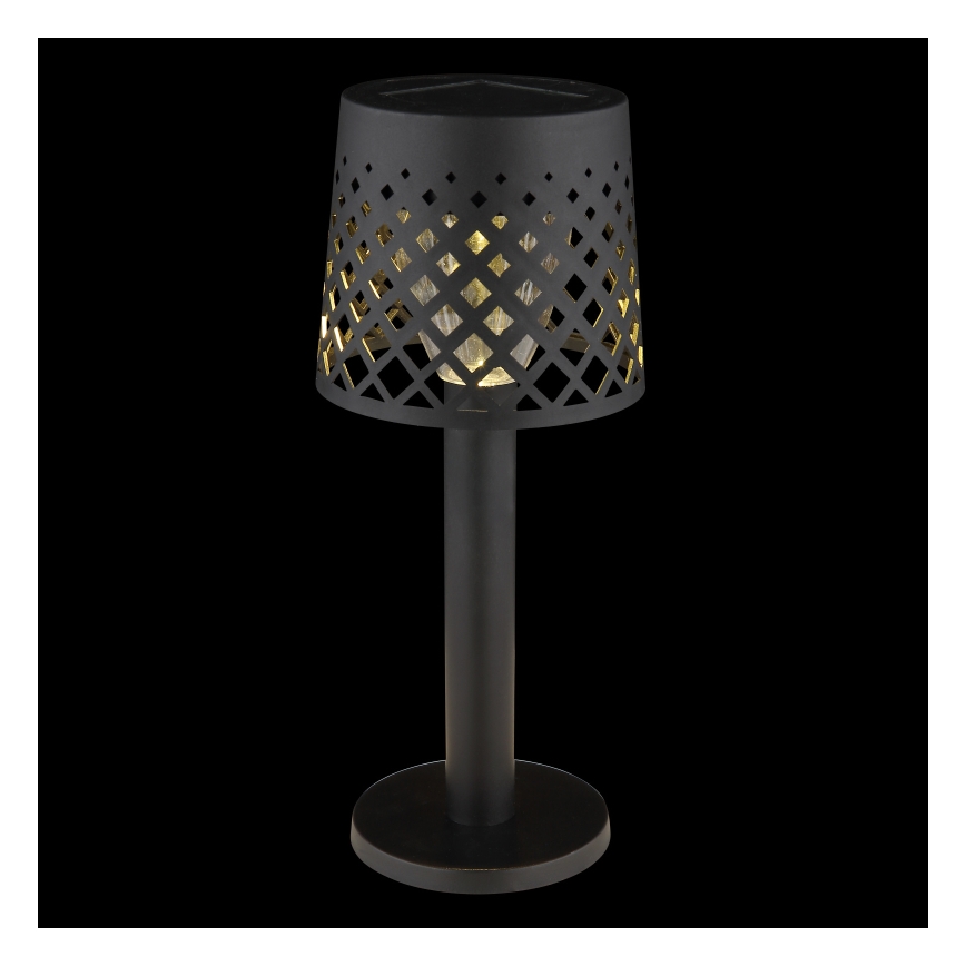 Globo - LED Соларна лампа LED/0,06W/3,2V 3000K IP44 черен