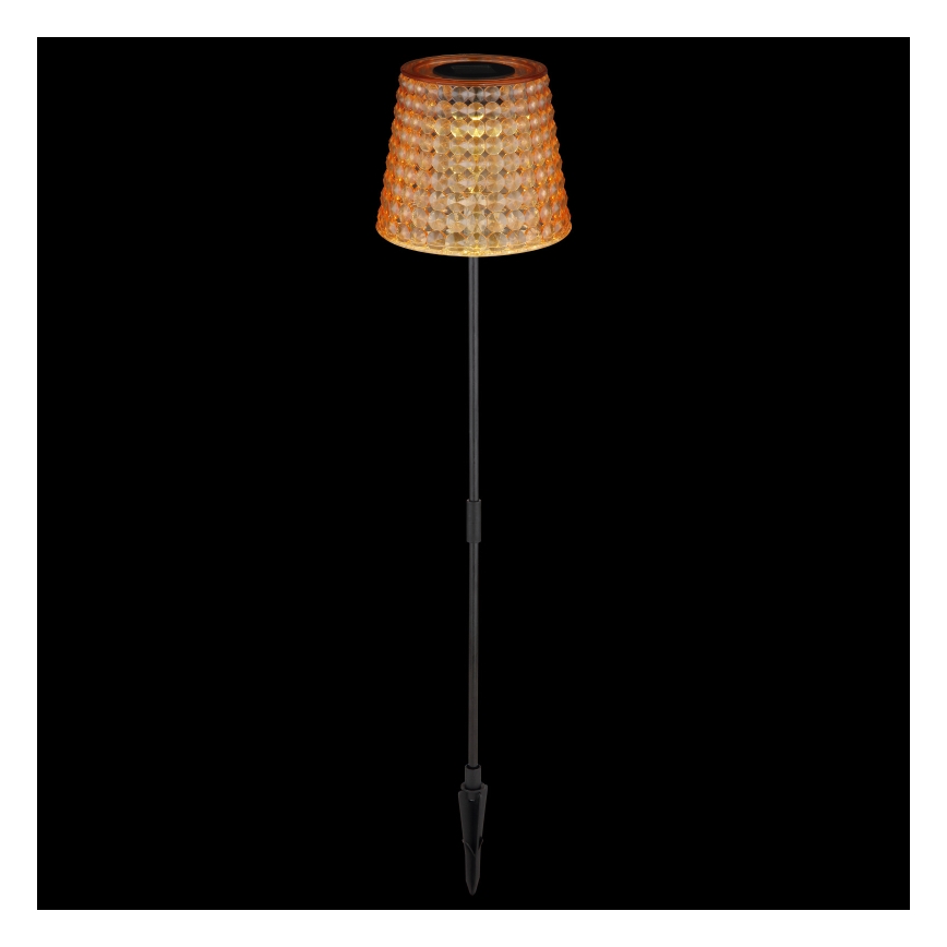 Globo - К-кт 2x LED Соларна лампа LED/0,06W/3V IP44 40 mAh оранжев