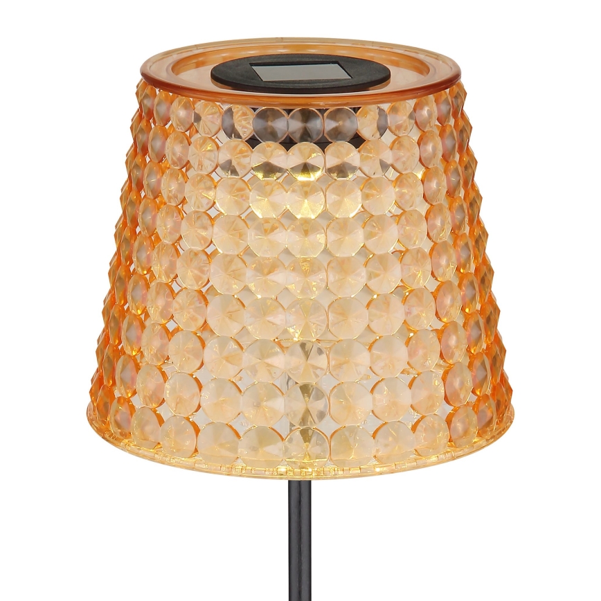 Globo - К-кт 2x LED Соларна лампа LED/0,06W/3V IP44 40 mAh оранжев