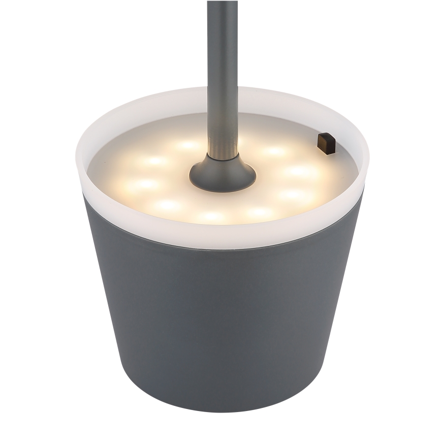 Globo - LED Соларна лампа LED/0,6W/3V 3000K IP44 антрацит
