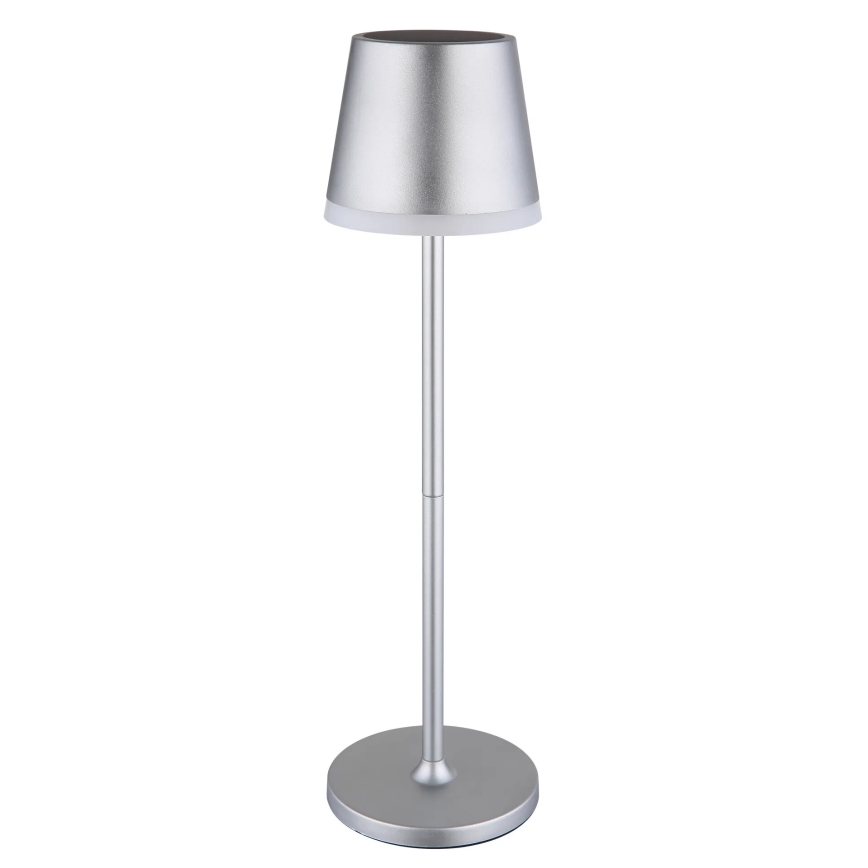 Globo - LED Соларна лампа LED/0,6W/3V 3000K IP44 матов хром