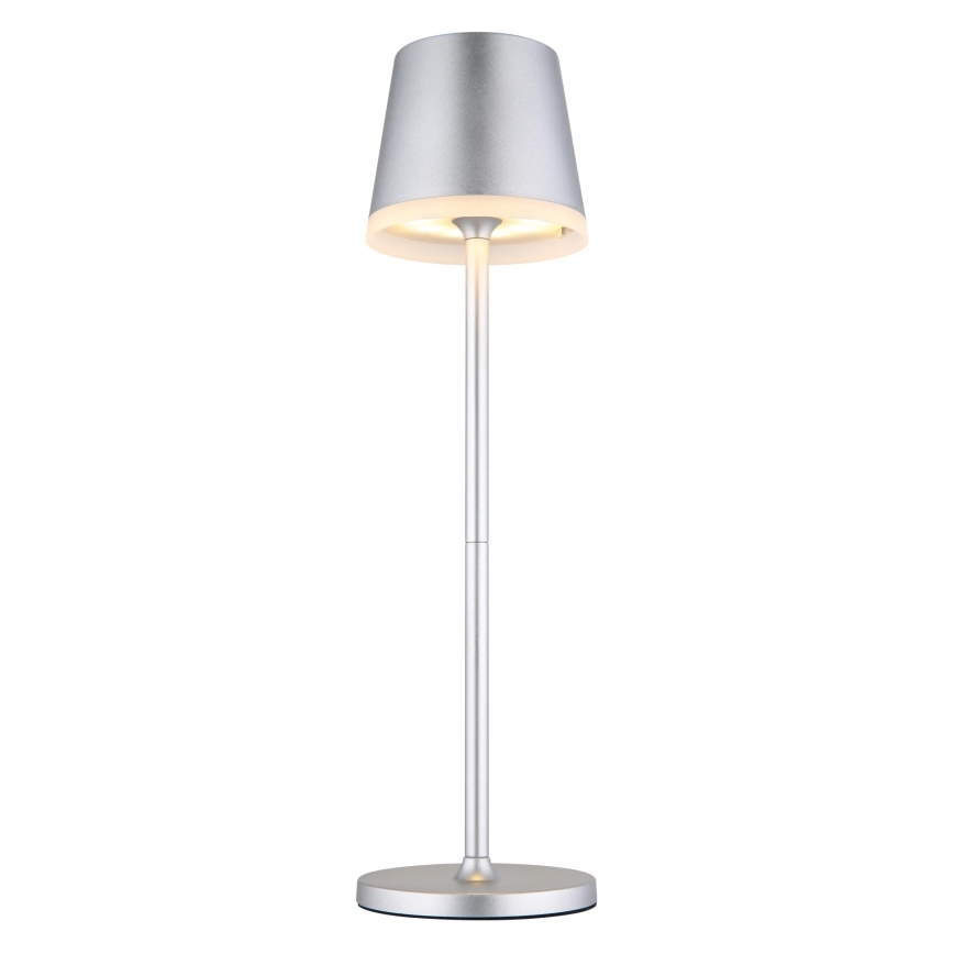 Globo - LED Соларна лампа LED/0,6W/3V 3000K IP44 матов хром