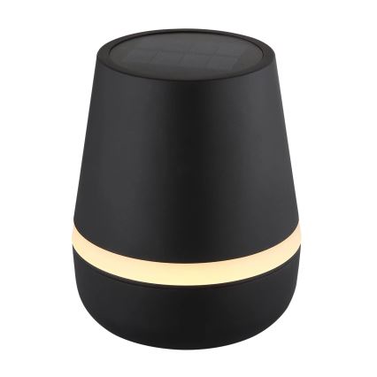 Globo - LED соларна лампа 10xLED/0,06W/3V IP44 800 mAh черна