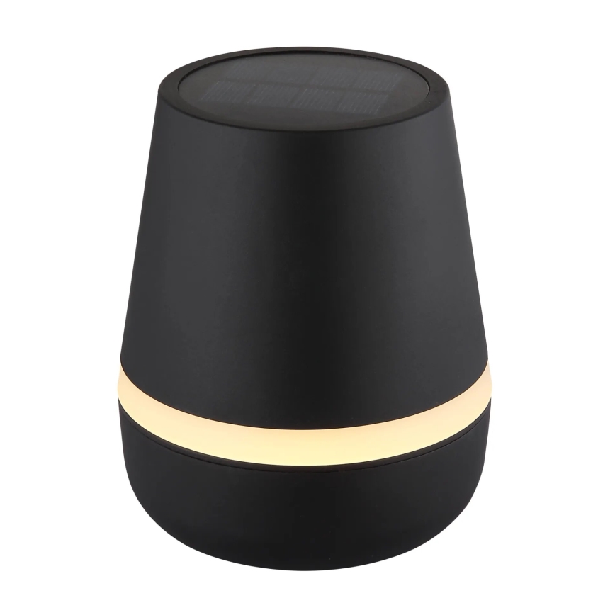 Globo - LED соларна лампа 10xLED/0,06W/3V IP44 800 mAh черна