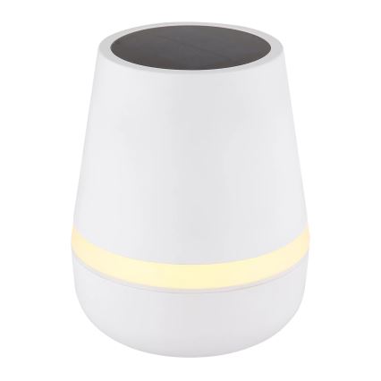 Globo - LED соларна лампа 10xLED/0,06W/3V IP44 800 mAh бяла