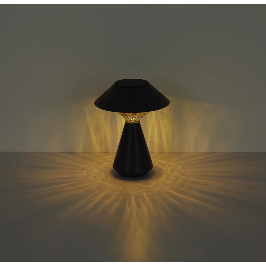 Globo - LED соларна лампа 10xLED/0,06W/1,2V IP44 600 mAh черна