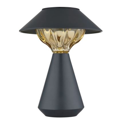 Globo - LED соларна лампа 10xLED/0,06W/1,2V IP44 600 mAh черна