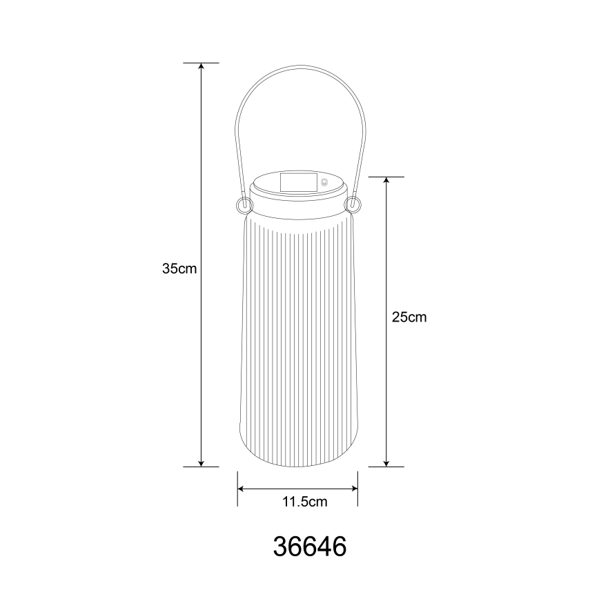 Globo - LED Соларна лампа 2xLED/0,5W/3V 3000K IP44