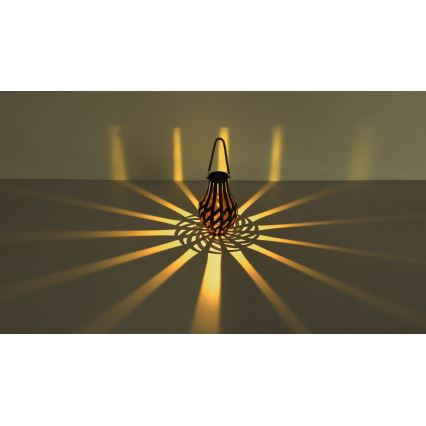 Globo - LED Соларна лампа LED/0,06W/3V IP44 бамбук