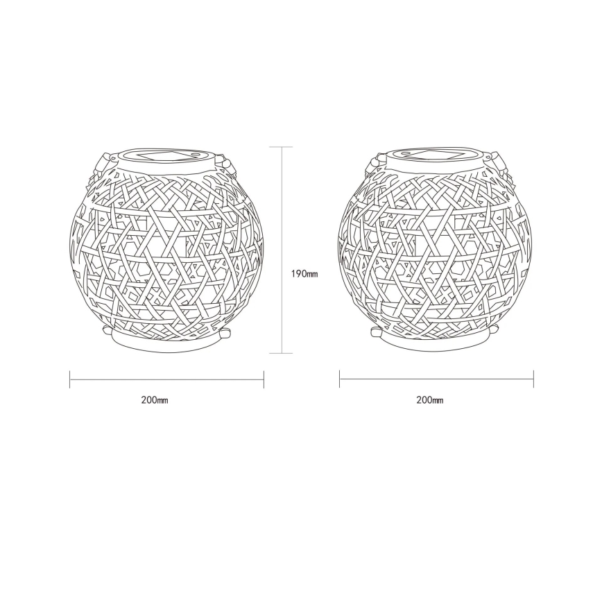 Globo - LED Соларна лампа LED/0,02W/3V IP44 300 mAh