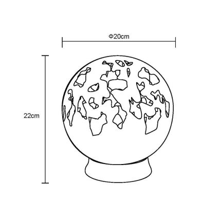 Globo - LED Соларен декорация LED/0,06W/3V IP44