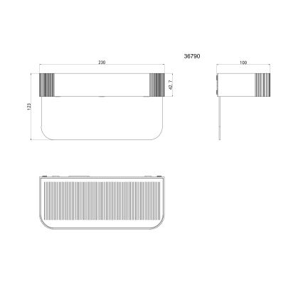 Globo - LED соларен номер за къща LED/6W/3,7V IP54 1800 mAh