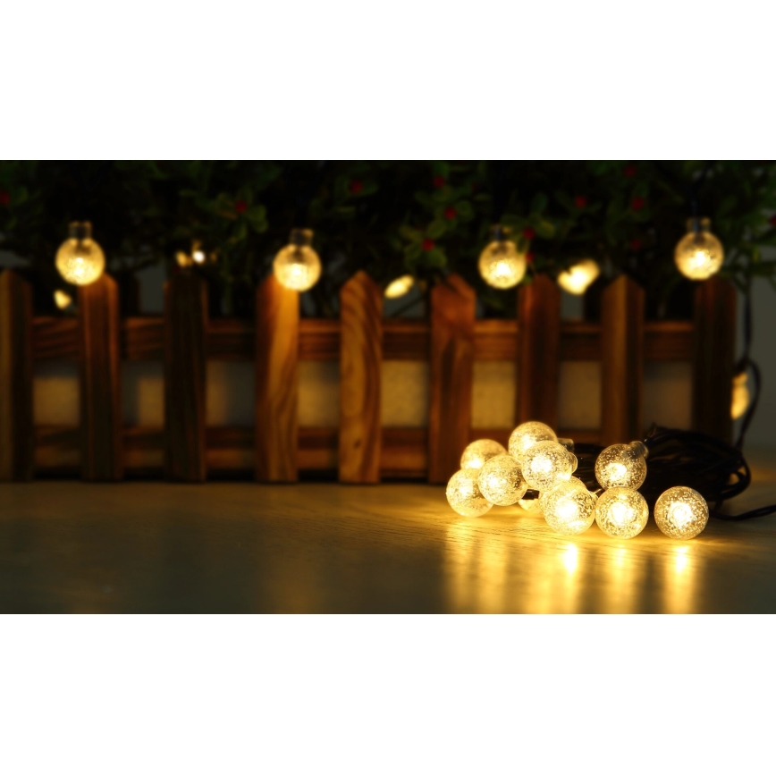 Globo - LED Соларна верига 20xLED/0,06W/3,2V 285 см IP44