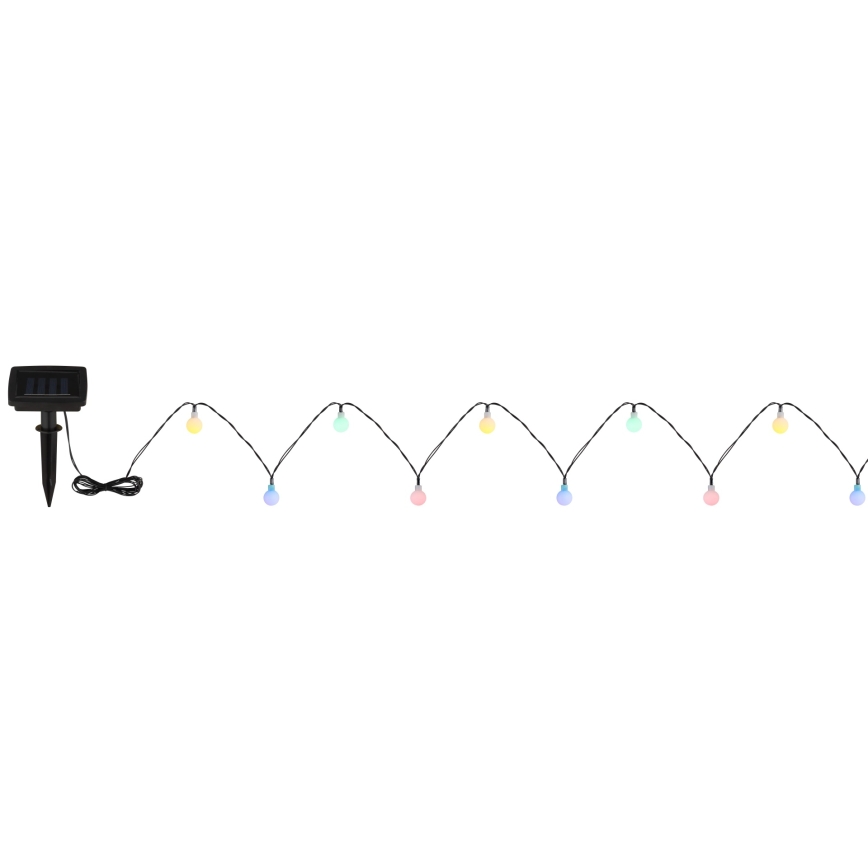 Globo - Соларна LED гирлянда 20xLED/1,2V IP44 300 mAh 5,8 m