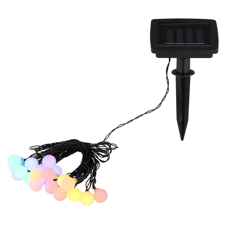 Globo - Соларна LED гирлянда 20xLED/1,2V IP44 300 mAh 5,8 m
