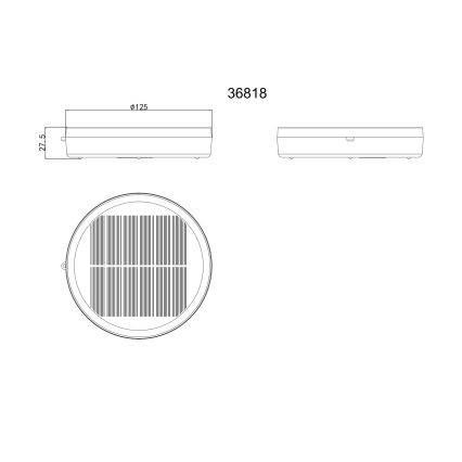 Globo - LED Преносима соларна лампа LED/3W/3,7V IP54 2200 mAh