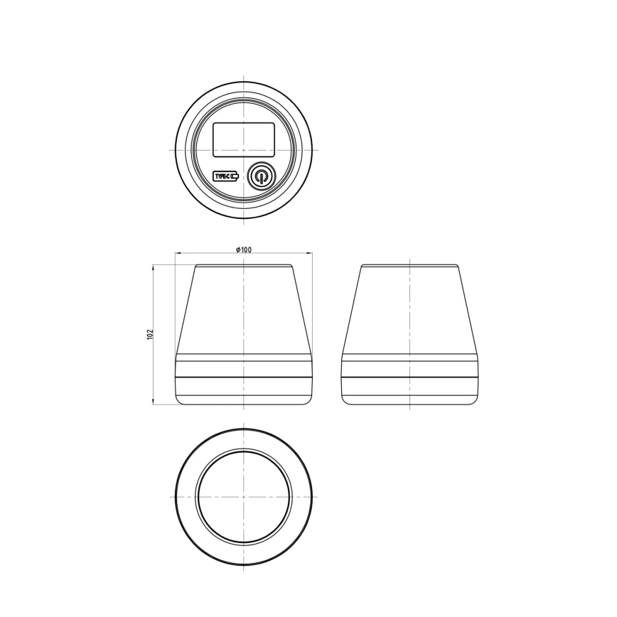 Globo - LED RGB Соларна лампа LED/0,2W/3,7V IP44 1200 mAh