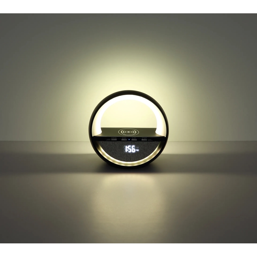 Globo - LED RGB настолна сензорна презареждаема лампа с вграден високоговорител LED/3,5W/5V 1800 mAh