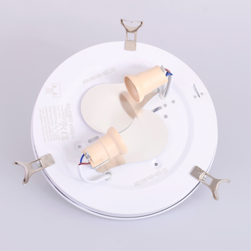 Globo - Лампа за таван 2xE27/60W/230V