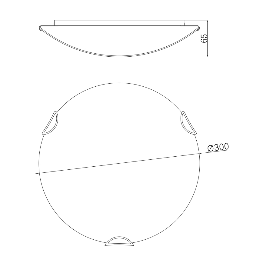 Globo - Лампа за таван 2xE27/60W/230V
