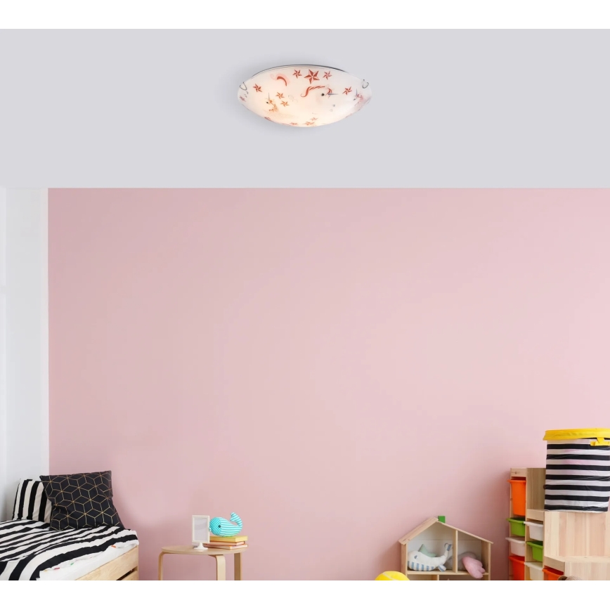 Globo - Таванно осветително тяло ILLUS 2xE27, 60W/230V, Ø 40 см