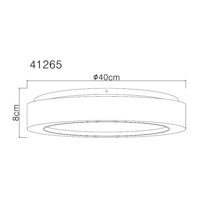 Globo - LED Плафониера LED/24W/230V Ø 40 см 3000K бял
