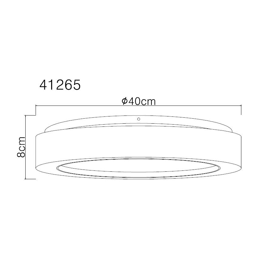 Globo - LED Плафониера LED/24W/230V Ø 40 см 3000K бял