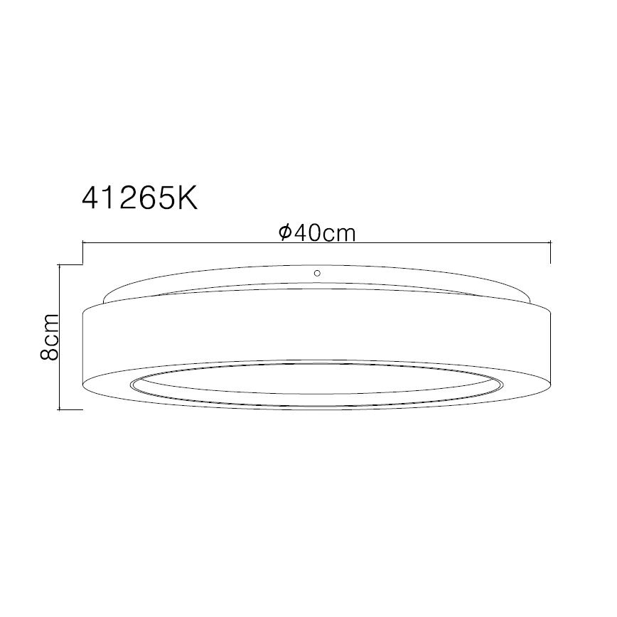 Globo - LED Плафониера LED/24W/230V Ø 40 см 4000K бял