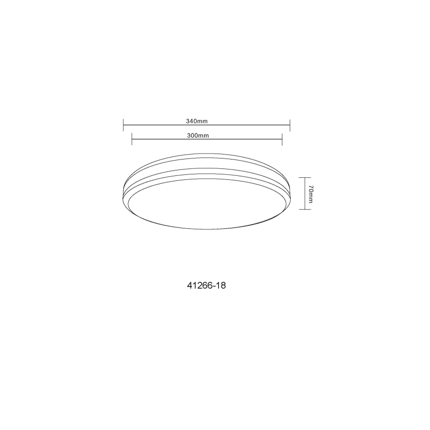 Globo - LED RGBW Димируем плафон LED/18W/230V 2700-6000K + дистанционно управление