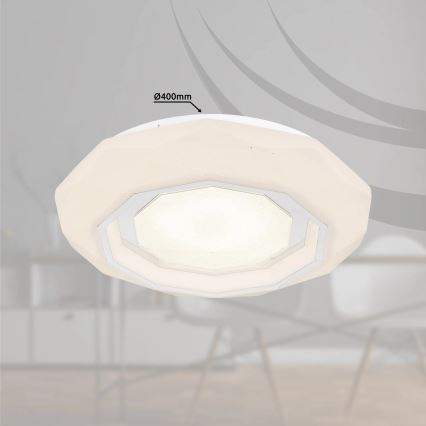 Globo - LED Димируем плафон LED/24W/230V 2700-6500K + дистанционно управление