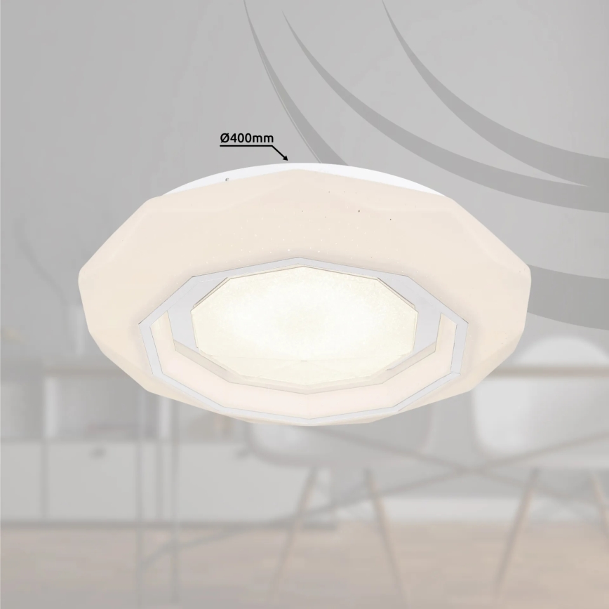 Globo - LED Димируем плафон LED/24W/230V 2700-6500K + дистанционно управление