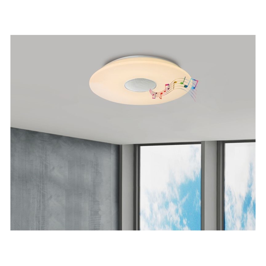 Globo - RGBW Димируем плафон LED/50W/230V + дистанционно управление