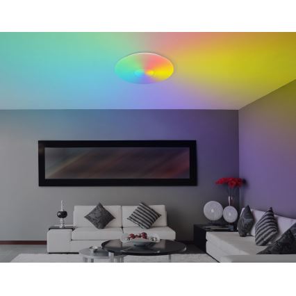 Globo - RGBW Димируем плафон LED/40W/230V 3000-6500K + дистанционно управление