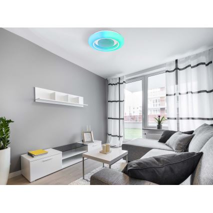 Globo - RGBW Димируем плафон LED/18W/230V 2700-6500K + дистанционно управление