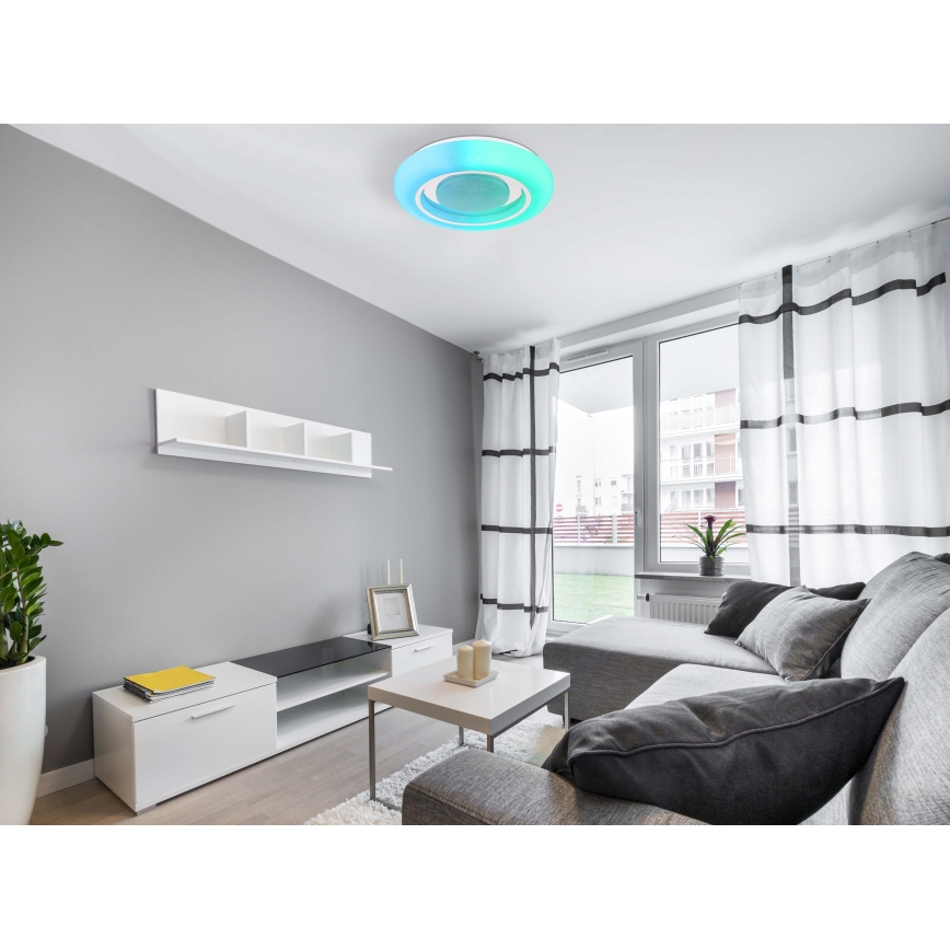 Globo - RGBW Димируем плафон LED/18W/230V 2700-6500K + дистанционно управление