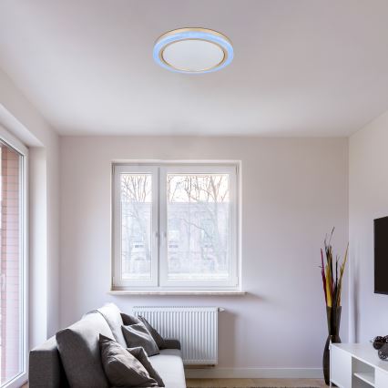 Globo - RGBW Димируем плафон LED/20W/230V 2700-6500K + дистанционно управление