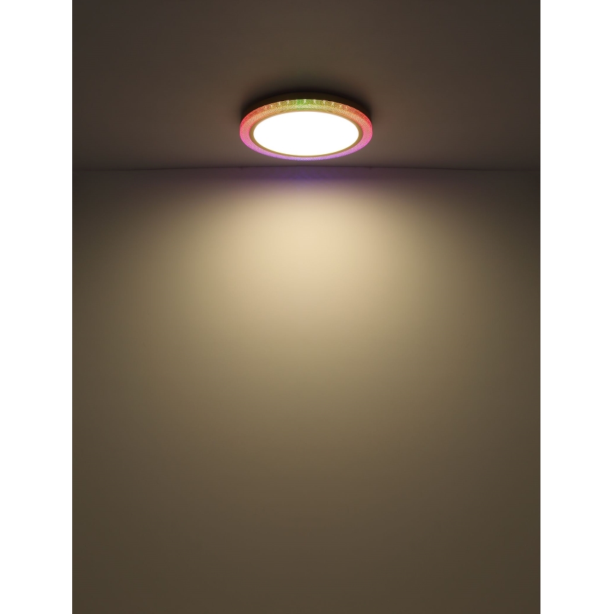 Globo - RGBW Димируем плафон LED/20W/230V 2700-6500K + дистанционно управление