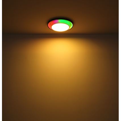 Globo - LED RGBW Димируем плафон LED/21W/230V 2700-6500K+ дистанционно управление