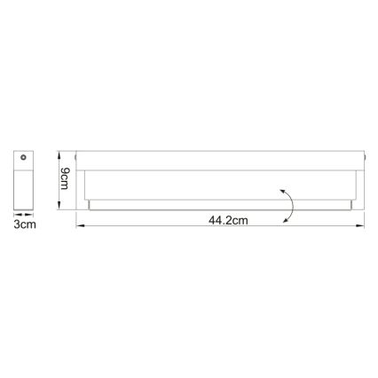 Globo - LED Аплик за баня LED/12W/230V IP44