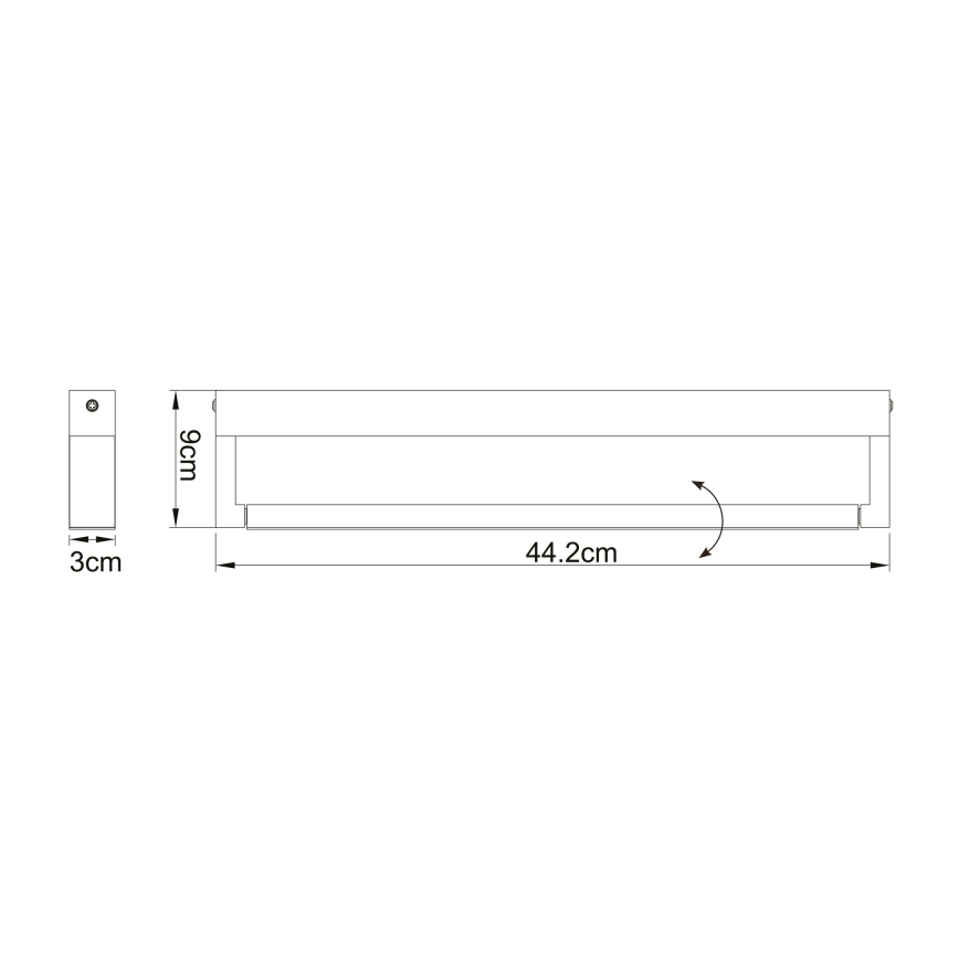 Globo - LED Аплик за баня LED/12W/230V IP44