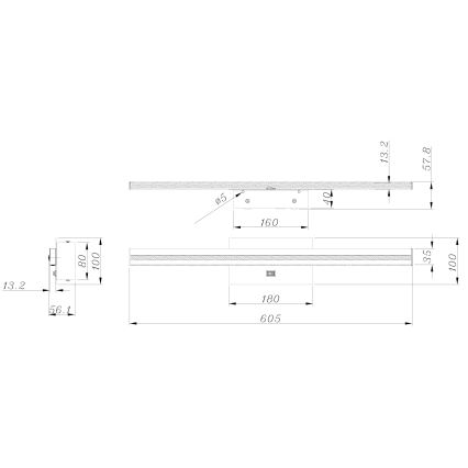 Globo - LED Аплик за баня LED/18W/230V IP44