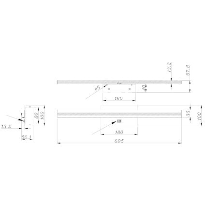 Globo  - LED Аплик за баня LED/18W/230V IP44