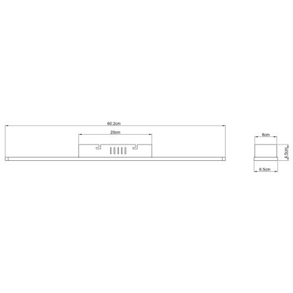 Globo - LED Лампа за таван на баня LED/12W/230V IP44